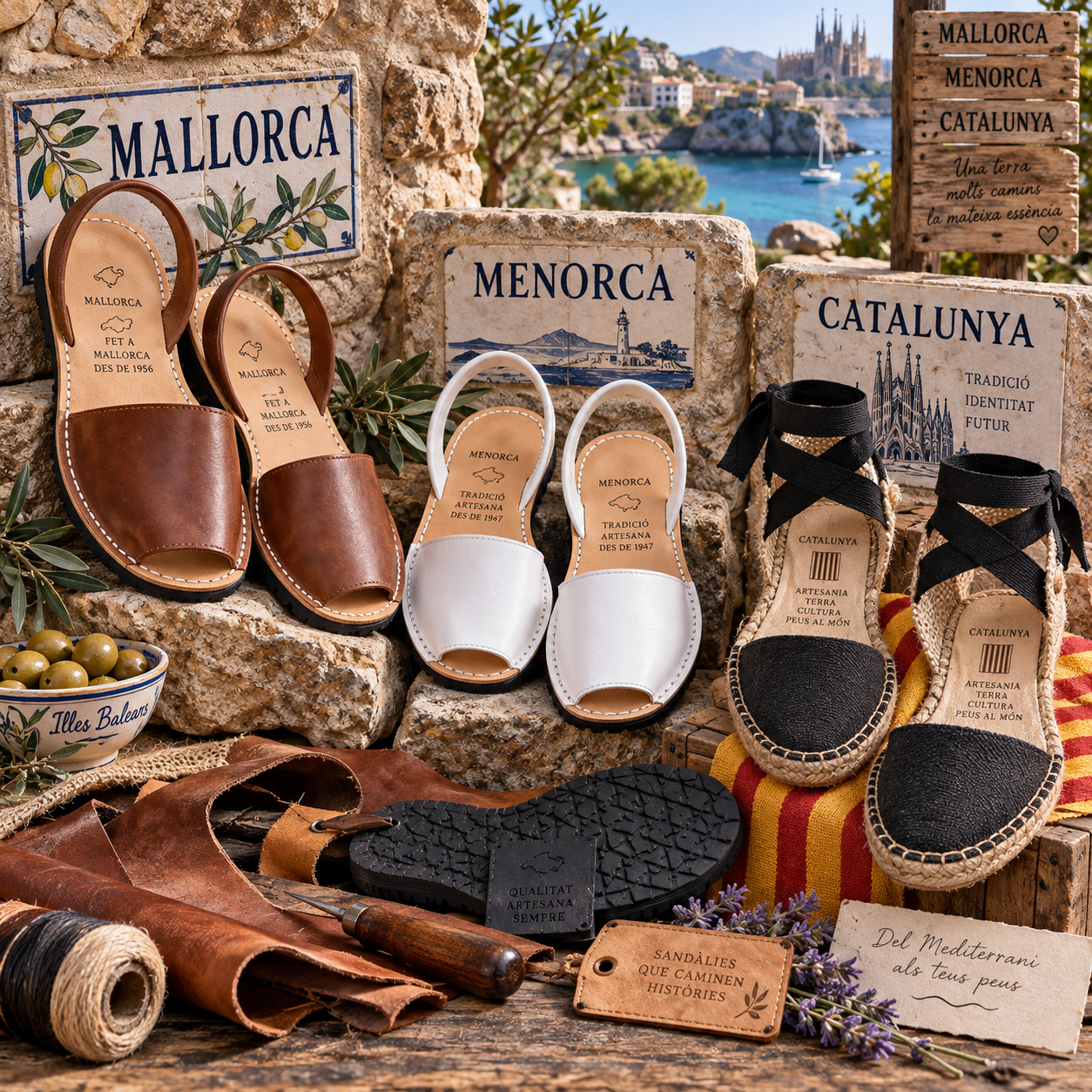 Diferencias entre las abarcas mallorquinas, menorquinas y catalanas: tradiciones regionales